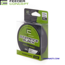 Леска монофильная Feeder Concept Distance Black размотка 150м чёрная